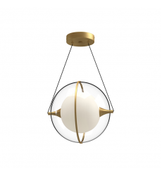 PD76712-BG-UNV-Aries 12-in Brushed Gold LED Pendant