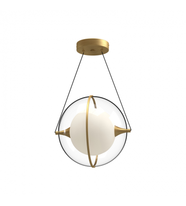 PD76712-BG-UNV-Aries 12-in Brushed Gold LED Pendant