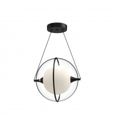  PD76712-BK-Aries 12-in Black LED Pendant