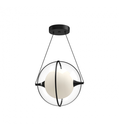PD76712-BK-UNV-Aries 12-in Black LED Pendant PD76712-BK-UNV-Aries 12-in Black LED Pendant