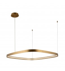  PD78031-VB-Yukon 31-in Vintage Brass LED Pendant