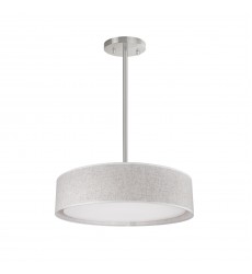  PD7916-BE-Dalton 16-in Beige LED Pendant