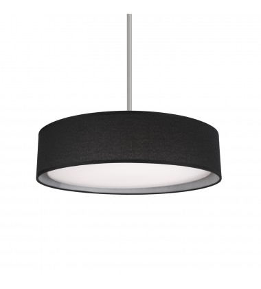  PD7916-BK-Dalton 16-in Black LED Pendant