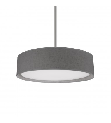  PD7916-GY-Dalton 16-in Gray LED Pendant