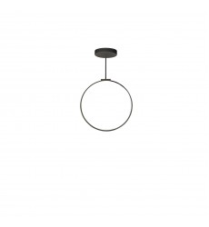  PD82524-BK-Cirque 24-in Black LED Pendant