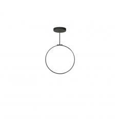 PD82524-BK-UNV-Cirque 24-in Black LED Pendant