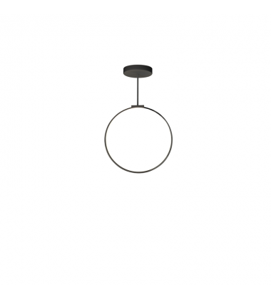 PD82524-BK-UNV-Cirque 24-in Black LED Pendant