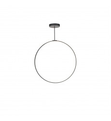  PD82536-BK-Cirque 36-in Black LED Pendant