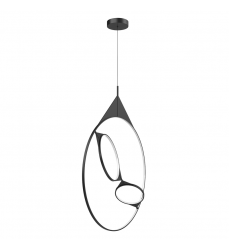 PD84336-BK-UNV-010-Serif 36-in Black LED Pendant PD84336-BK-UNV-010-Serif 36-in Black LED Pendant