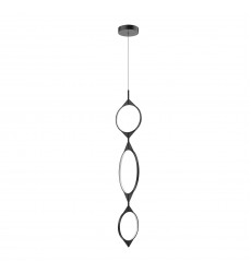  PD84353-BK-Serif 53-in Black LED Pendant