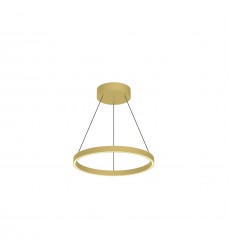  PD87118-BG-Cerchio 18-in Brushed Gold LED Pendant