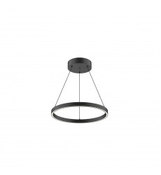  PD87118-BK-Cerchio 18-in Black LED Pendant