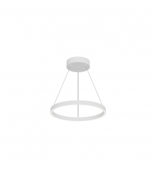 PD87118-WH-UNV-010-Cerchio 18-in White LED Pendant PD87118-WH-UNV-010-Cerchio 18-in White LED Pendant