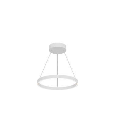 PD87118-WH-UNV-010-Cerchio 18-in White LED Pendant PD87118-WH-UNV-010-Cerchio 18-in White LED Pendant