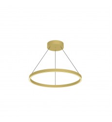  PD87124-BG-Cerchio 24-in Brushed Gold LED Pendant