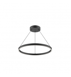 PD87124-BK-UNV-010-Cerchio 24-in Black LED Pendant PD87124-BK-UNV-010-Cerchio 24-in Black LED Pendant