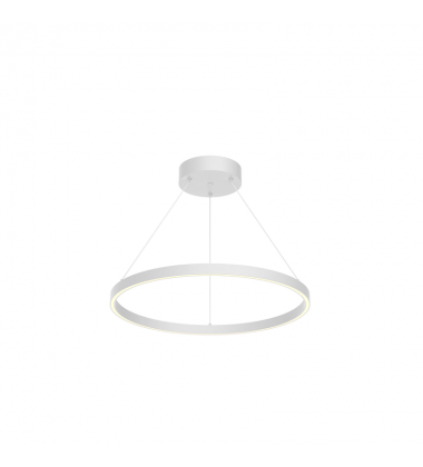 PD87124-WH-UNV-010-Cerchio 24-in White LED Pendant