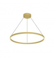  PD87132-BG-Cerchio 32-in Brushed Gold LED Pendant