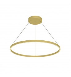  PD87136-BG-Cerchio 36-in Brushed Gold LED Pendant