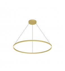  PD87148-BG-Cerchio 48-in Brushed Gold LED Pendant
