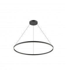 PD87148-BK-Cerchio 48-in Black LED Pendant