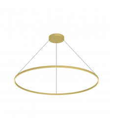 PD87160-BG-UNV-010-Cerchio 60-in Brushed Gold LED Pendant