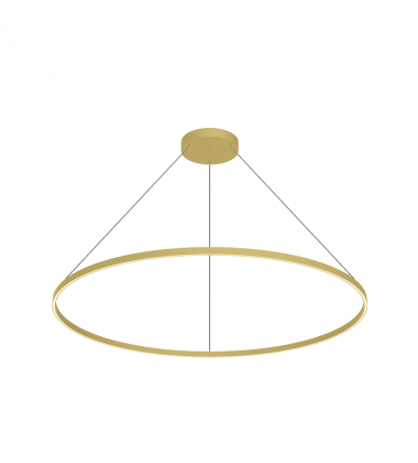 PD87160-BG-UNV-010-Cerchio 60-in Brushed Gold LED Pendant
