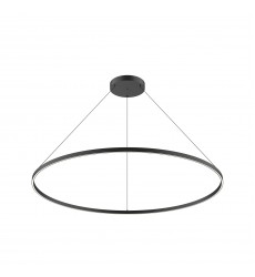  PD87160-BK-Cerchio 60-in Black LED Pendant