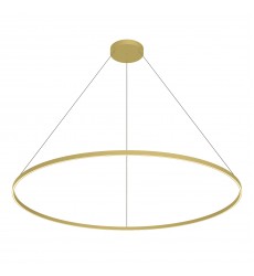  PD87172-BG-Cerchio 72-in Brushed Gold LED Pendant