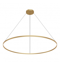 PD87172-BG-UNV-010-Cerchio 72-in Brushed Gold LED Pendant
