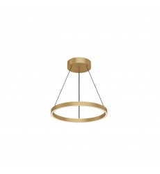  PD87718-BG-Cerchio 18-in Brushed Gold LED Pendant