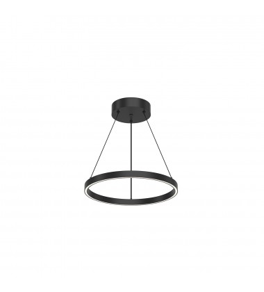 PD87718-BK-Cerchio 18-in Black LED Pendant  PD87718-BK-Cerchio 18-in Black LED Pendant
