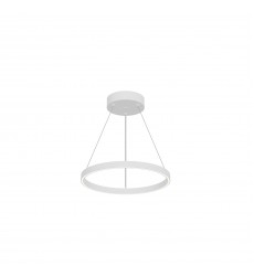  PD87718-WH-Cerchio 18-in White LED Pendant