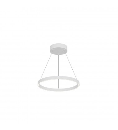 PD87718-WH-Cerchio 18-in White LED Pendant  PD87718-WH-Cerchio 18-in White LED Pendant