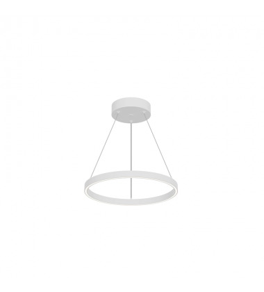 PD87718-WH-UNV-010-Cerchio 18-in White LED Pendant