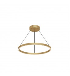  PD87724-BG-Cerchio 24-in Brushed Gold LED Pendant
