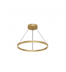 PD87724-BG-UNV-010-Cerchio 24-in Brushed Gold LED Pendant