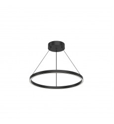  PD87724-BK-Cerchio 24-in Black LED Pendant