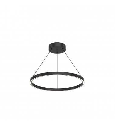  PD87724-BK-Cerchio 24-in Black LED Pendant