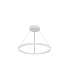  PD87724-WH-Cerchio 24-in White LED Pendant