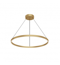 PD87732-BG-UNV-010-Cerchio 32-in Brushed Gold LED Pendant