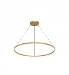  PD87748-BG-Cerchio 48-in Brushed Gold LED Pendant