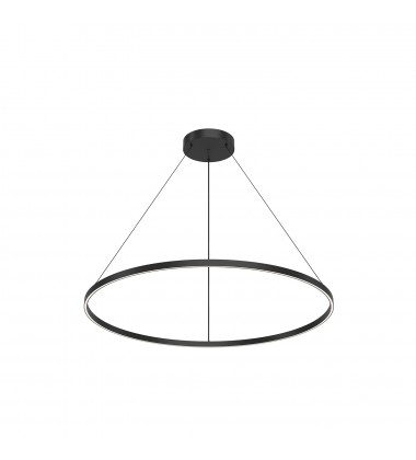  PD87748-BK-Cerchio 48-in Black LED Pendant