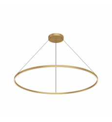 PD87760-BG-UNV-010-Cerchio 60-in Brushed Gold LED Pendant