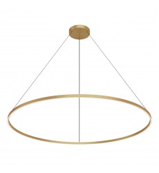  PD87772-BG-Cerchio 72-in Brushed Gold LED Pendant