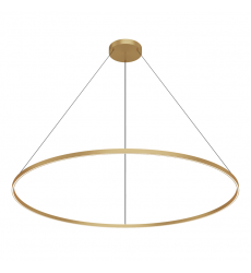 PD87772-BG-UNV-010-Cerchio 72-in Brushed Gold LED Pendant