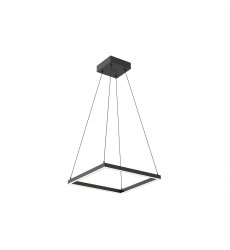  PD88118-BK-Piazza 18-in Black LED Pendant