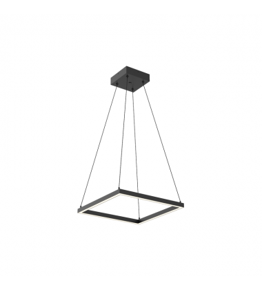 PD88118-BK-UNV-010-Piazza 18-in Black LED Pendant