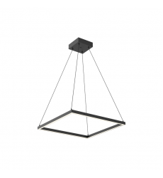PD88124-BK-UNV-010-Piazza 24-in Black LED Pendant