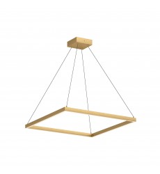  PD88132-BG-Piazza 32-in Brushed Gold LED Pendant